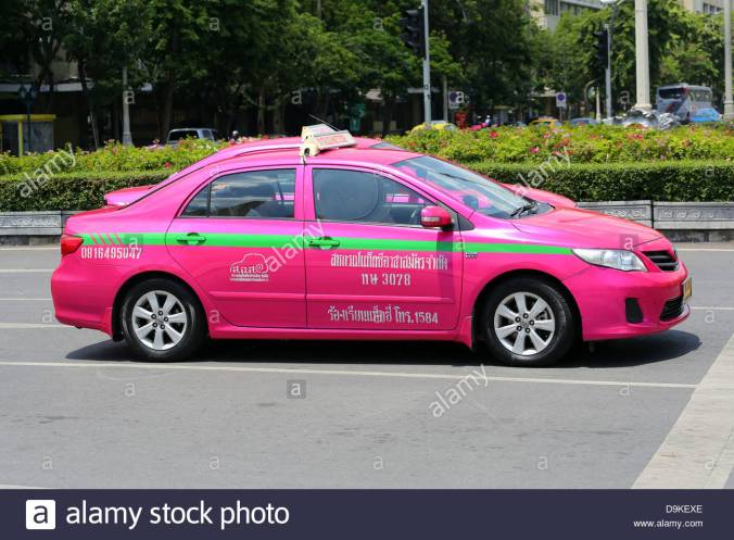 pink-thai-taxi-cab-bangkok-thailand-D9KEXE